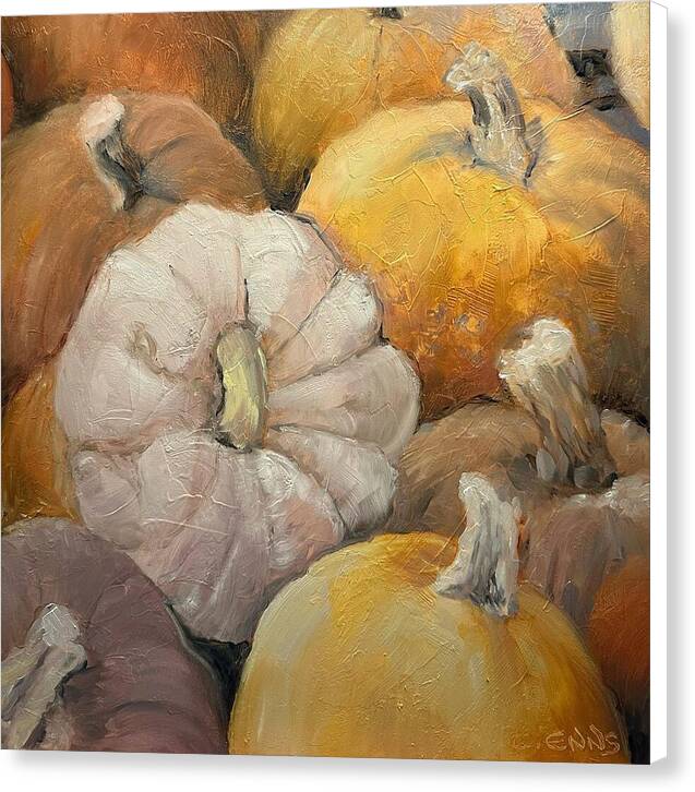 Pumpkin Picking Time - Canvas Print