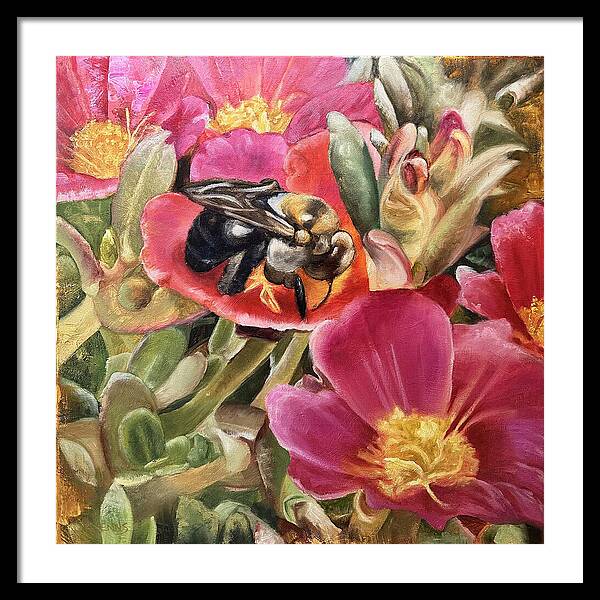 Summer of Bees No. 1 - Framed Print