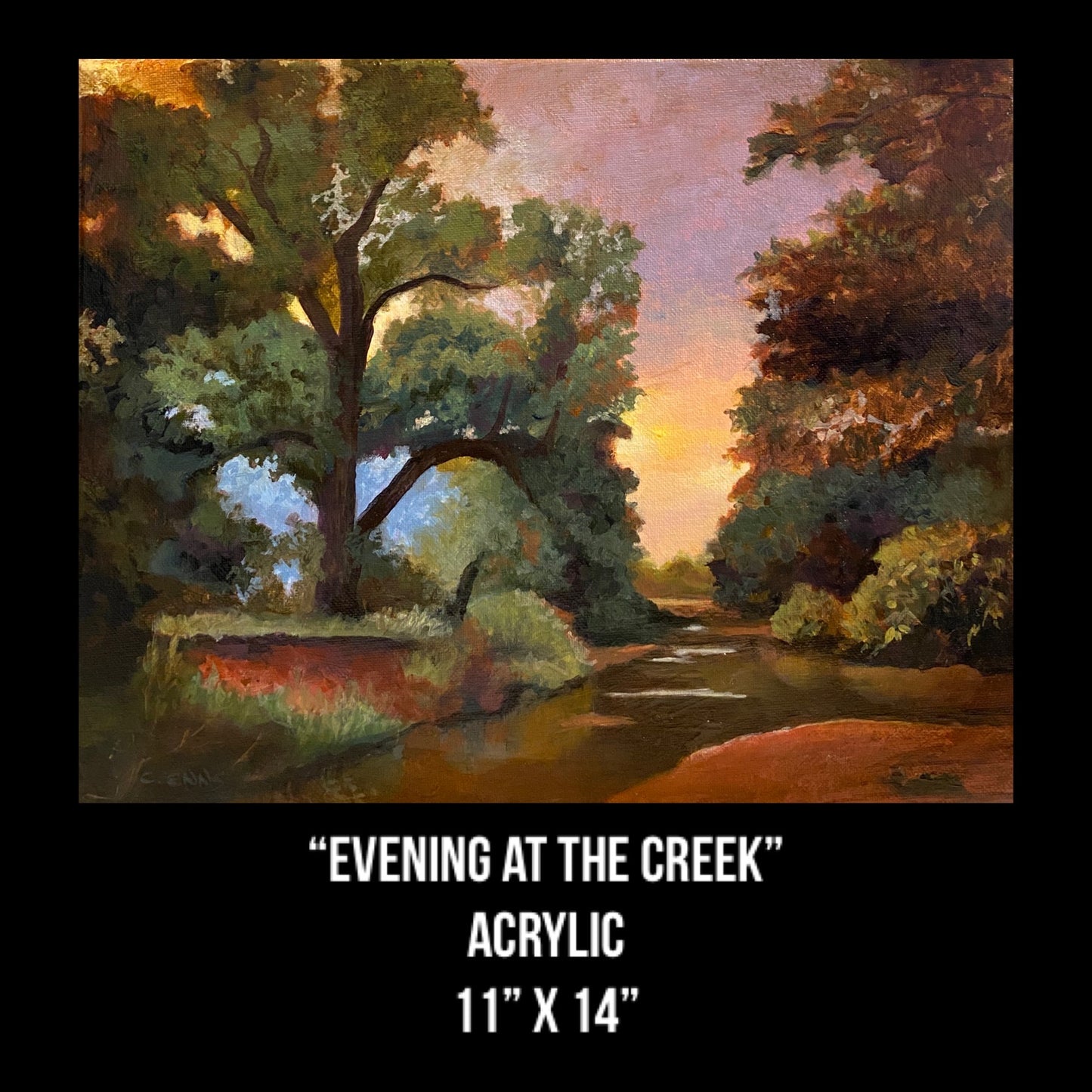 "Evening at the Creek"