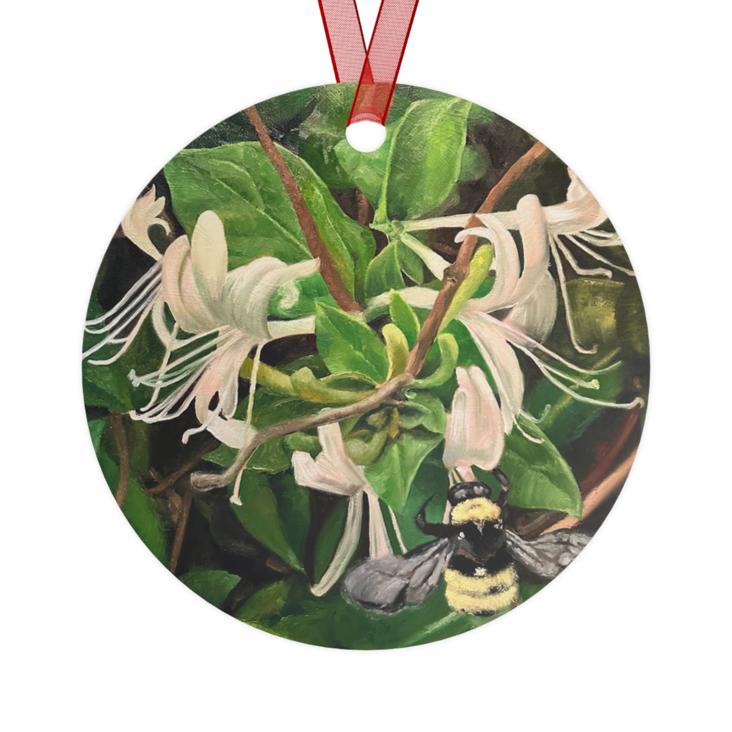 "Summer of Bees No. 2" Metal Ornaments