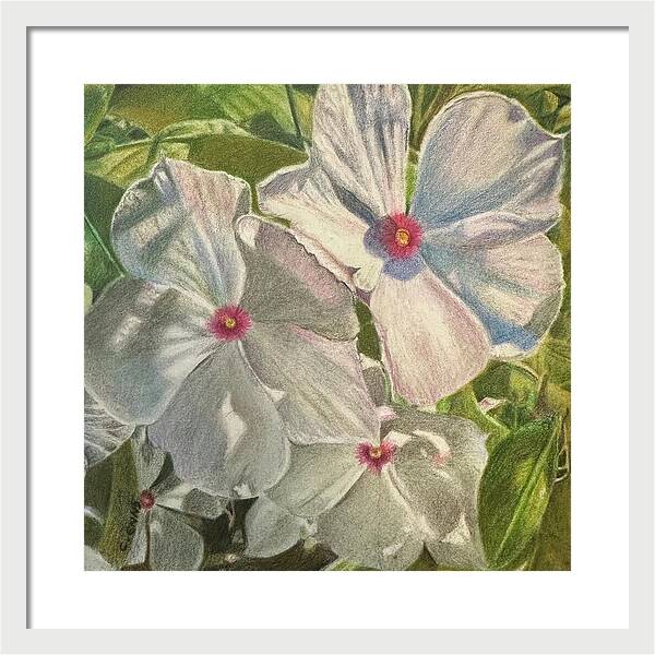 Dance of Light in the Garden - Framed Print