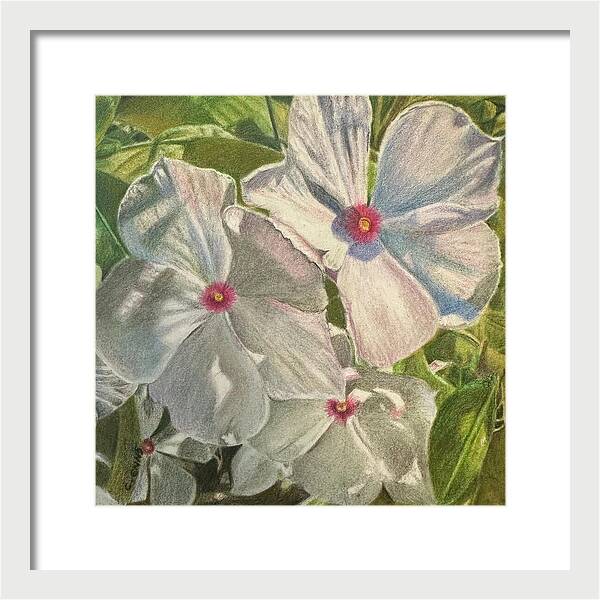 Dance of Light in the Garden - Framed Print
