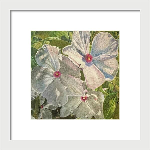 Dance of Light in the Garden - Framed Print