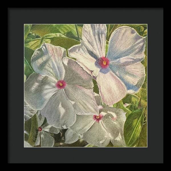 Dance of Light in the Garden - Framed Print