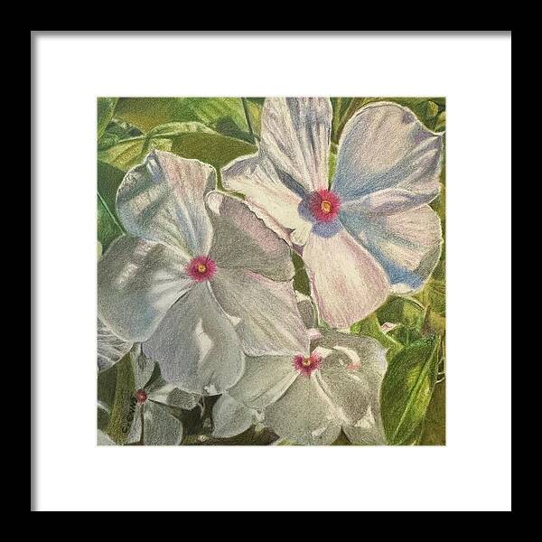 Dance of Light in the Garden - Framed Print