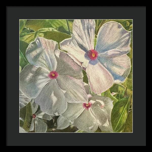 Dance of Light in the Garden - Framed Print