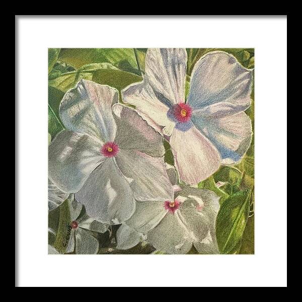 Dance of Light in the Garden - Framed Print