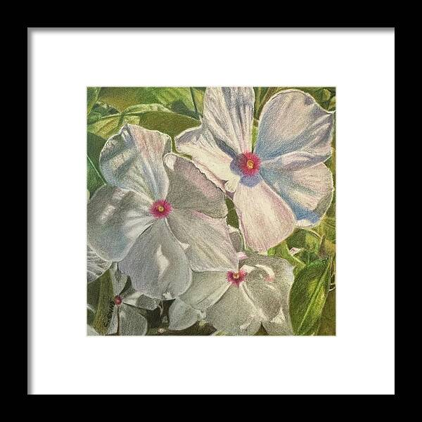 Dance of Light in the Garden - Framed Print
