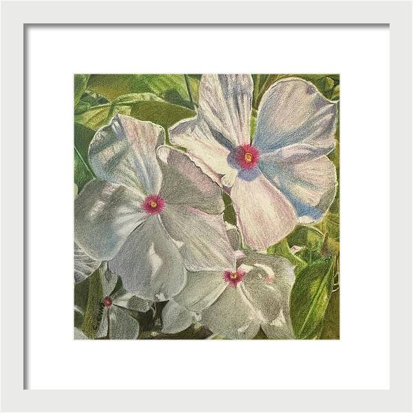 Dance of Light in the Garden - Framed Print