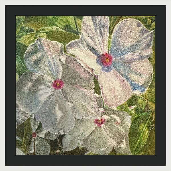 Dance of Light in the Garden - Framed Print
