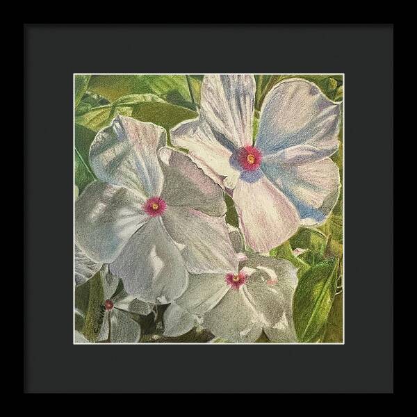 Dance of Light in the Garden - Framed Print