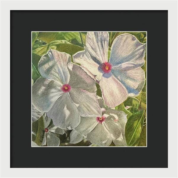 Dance of Light in the Garden - Framed Print