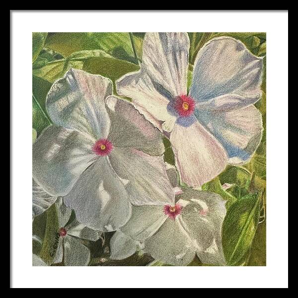Dance of Light in the Garden - Framed Print