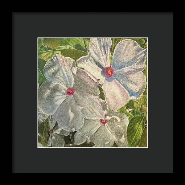 Dance of Light in the Garden - Framed Print