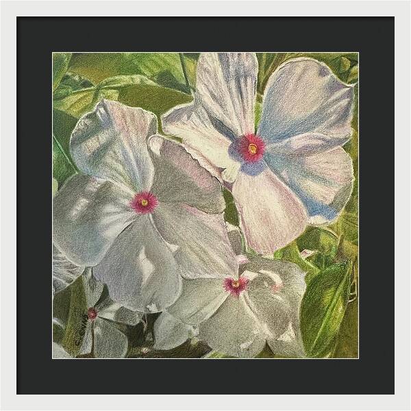 Dance of Light in the Garden - Framed Print