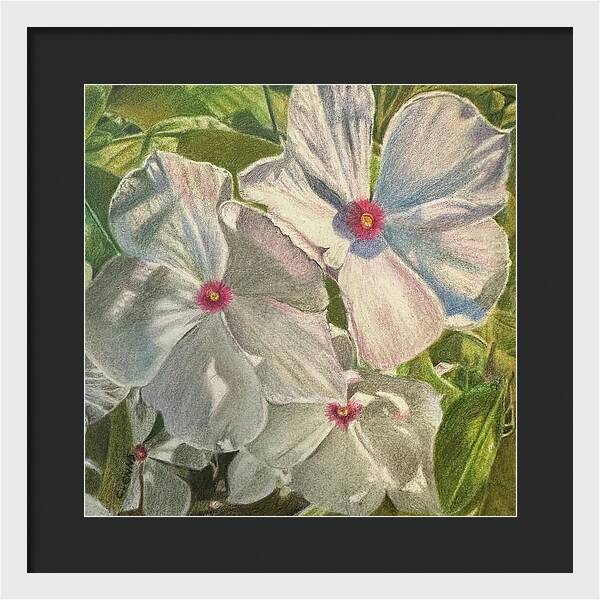 Dance of Light in the Garden - Framed Print