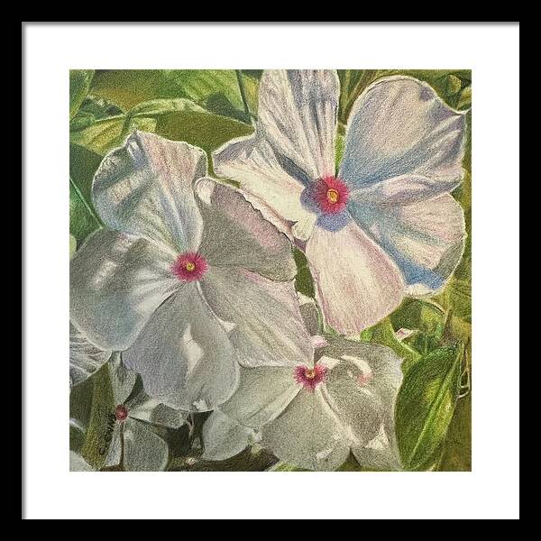 Dance of Light in the Garden - Framed Print