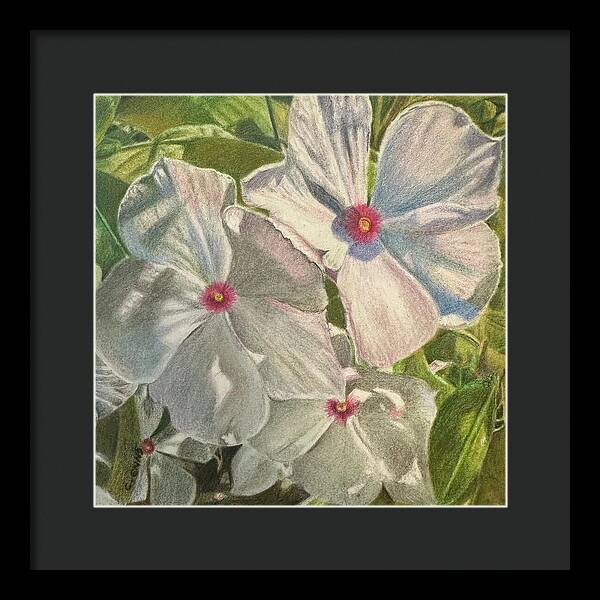 Dance of Light in the Garden - Framed Print