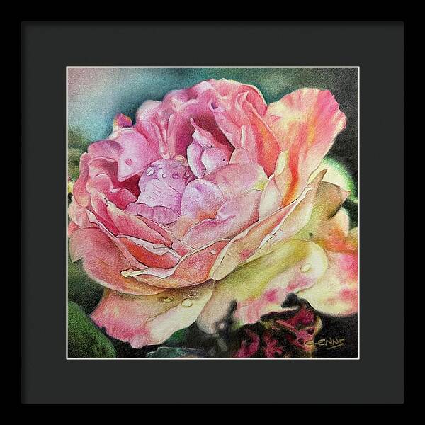 Grace in Every Petal - Framed Print