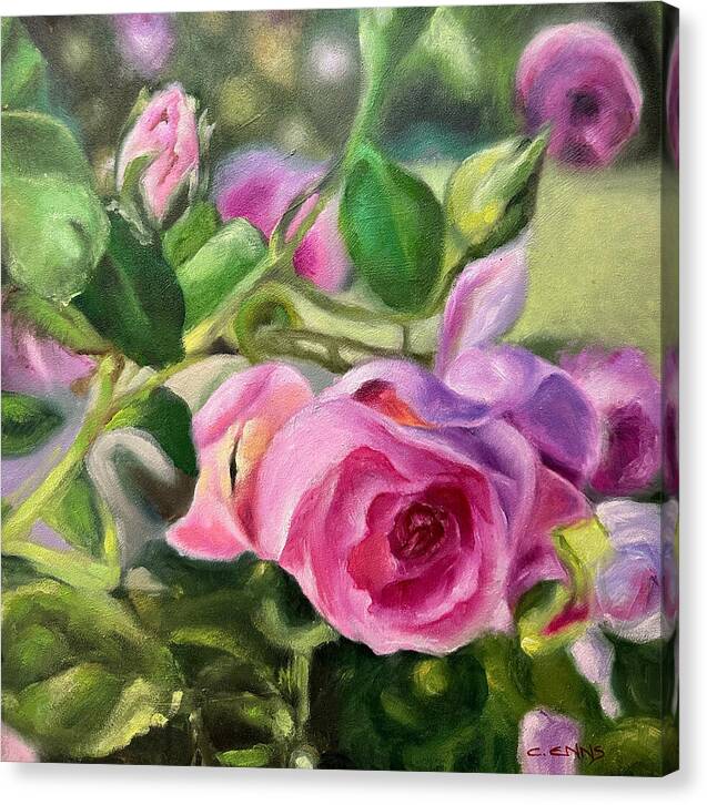 Hope Blooms Among Thorns - Canvas Print