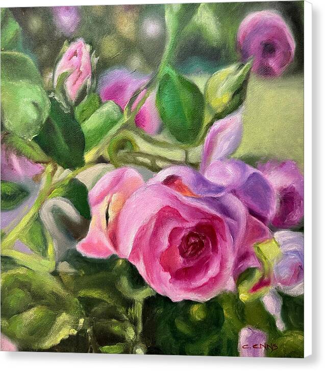 Hope Blooms Among Thorns - Canvas Print