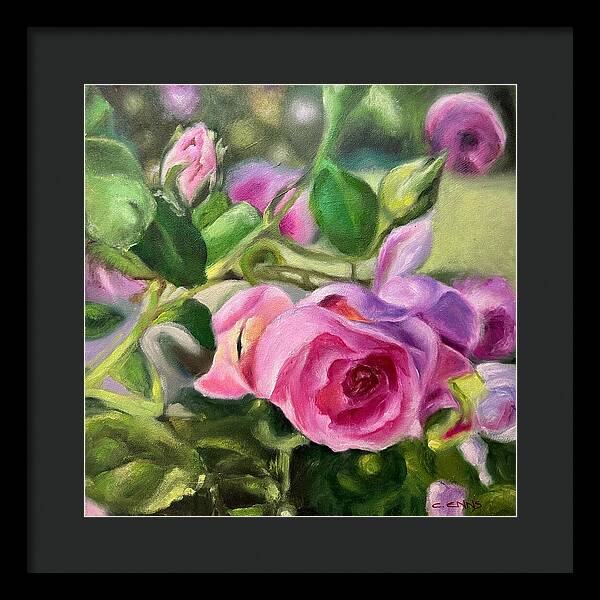 Hope Blooms Among Thorns - Framed Print