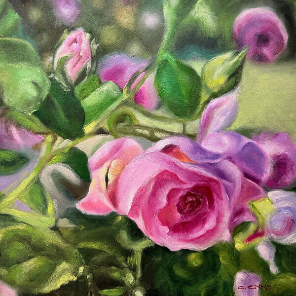 Hope Blooms Among Thorns - Art Print