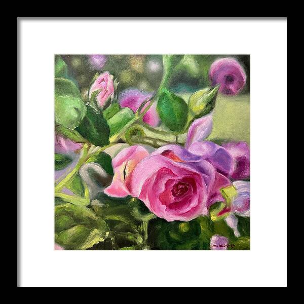 Hope Blooms Among Thorns - Framed Print