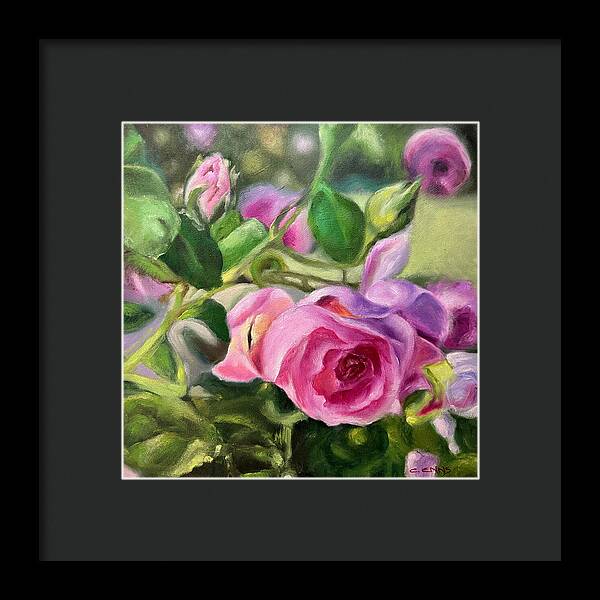 Hope Blooms Among Thorns - Framed Print
