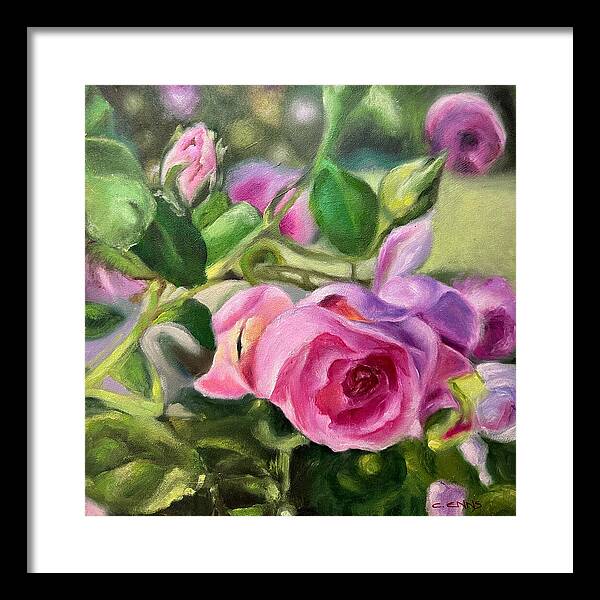 Hope Blooms Among Thorns - Framed Print