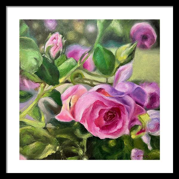 Hope Blooms Among Thorns - Framed Print