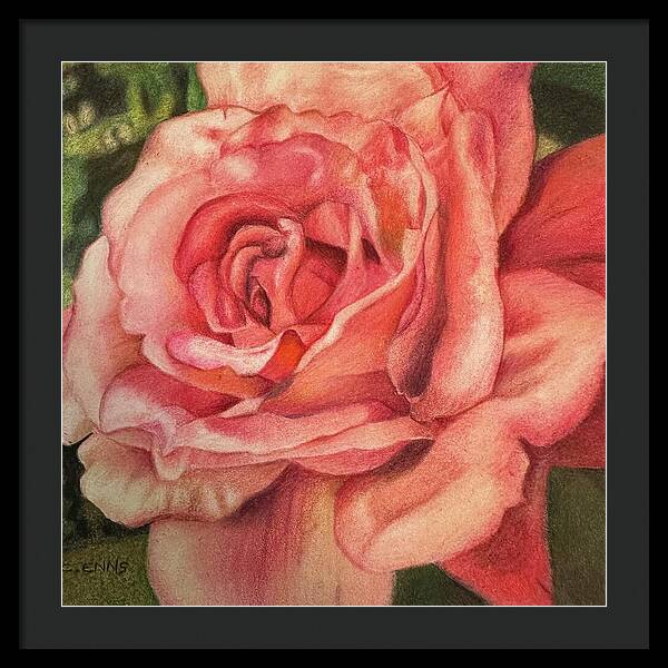 Love Fiercely - Framed Print