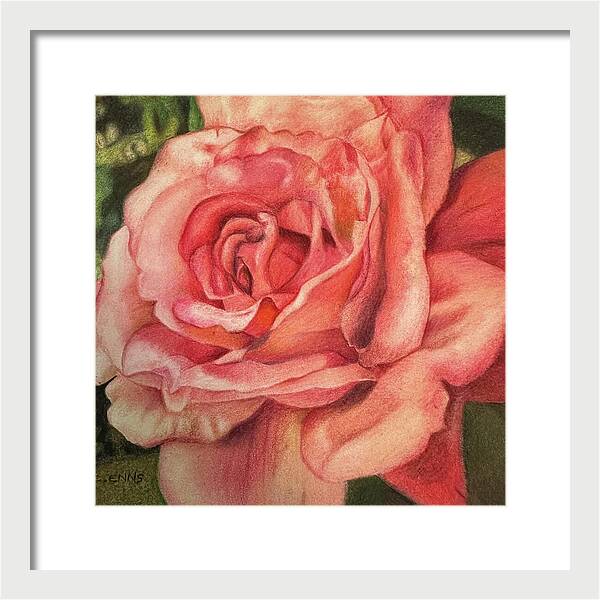 Love Fiercely - Framed Print