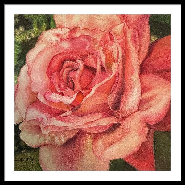 Love Fiercely - Framed Print