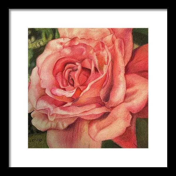 Love Fiercely - Framed Print