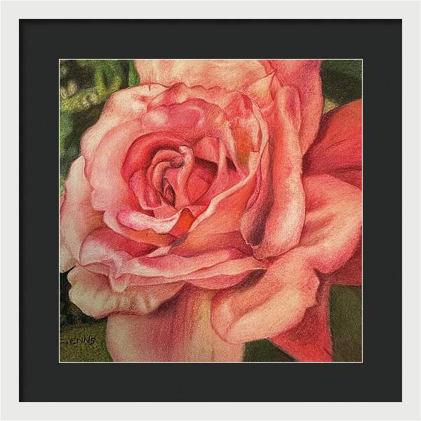 Love Fiercely - Framed Print