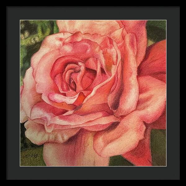 Love Fiercely - Framed Print