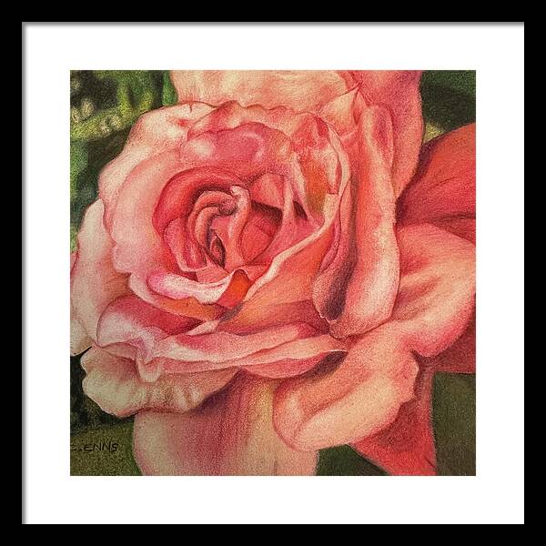 Love Fiercely - Framed Print