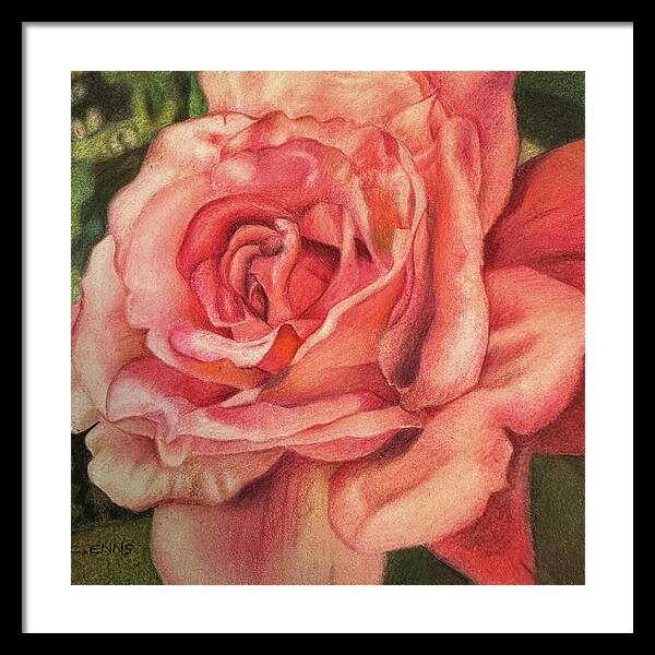Love Fiercely - Framed Print