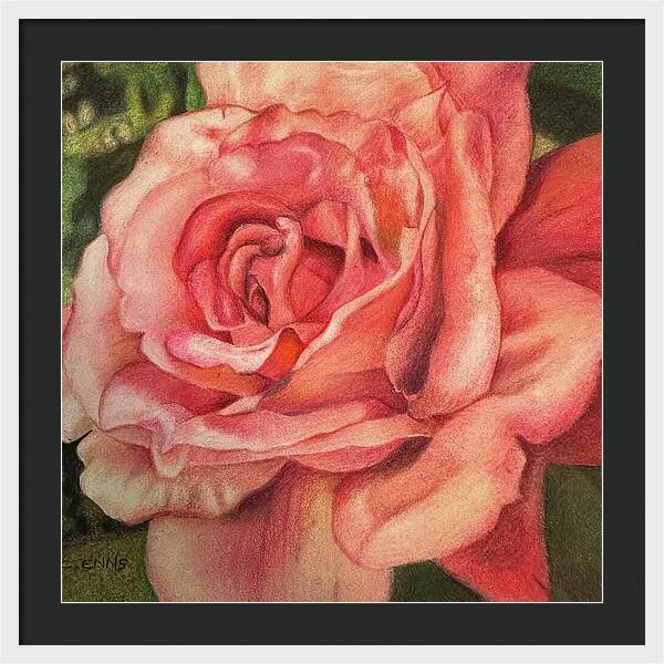 Love Fiercely - Framed Print