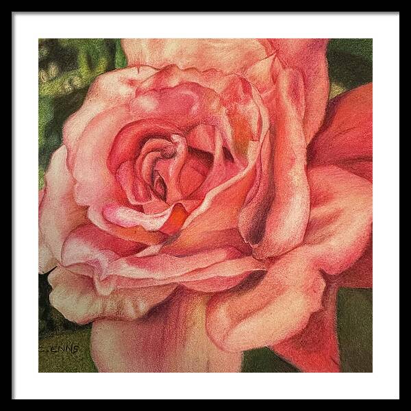 Love Fiercely - Framed Print