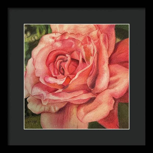 Love Fiercely - Framed Print