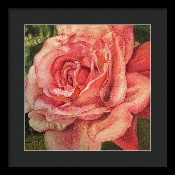 Love Fiercely - Framed Print