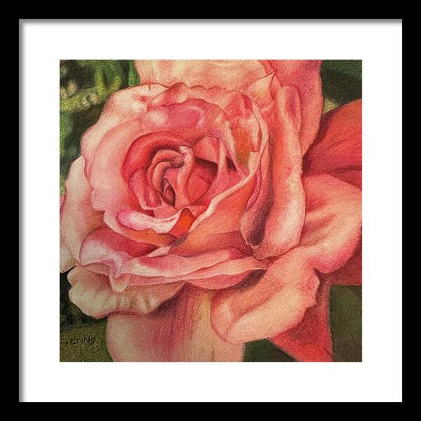 Love Fiercely - Framed Print
