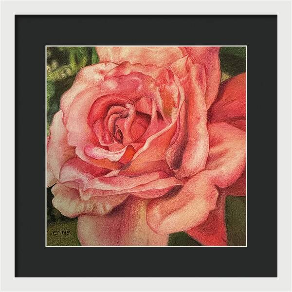 Love Fiercely - Framed Print