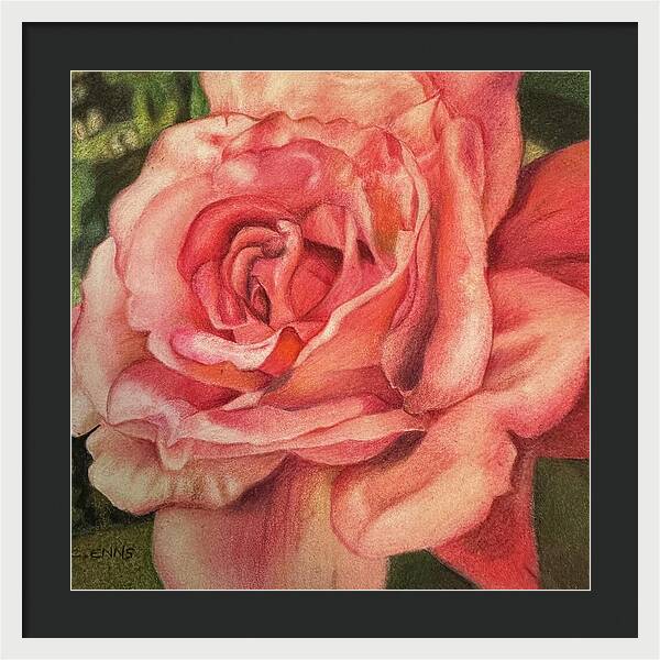 Love Fiercely - Framed Print