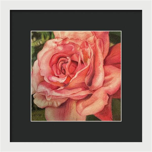 Love Fiercely - Framed Print