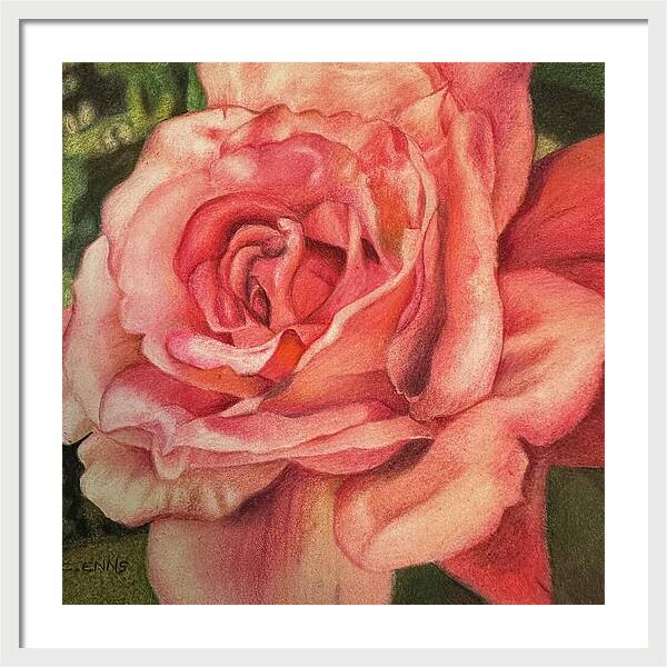 Love Fiercely - Framed Print