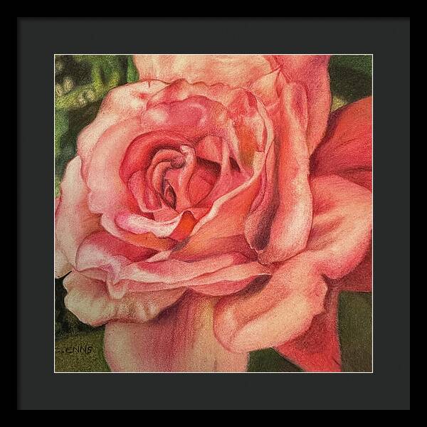 Love Fiercely - Framed Print