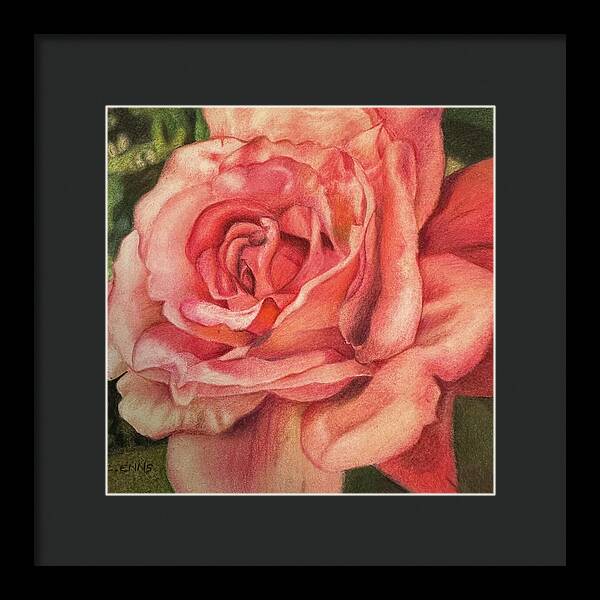 Love Fiercely - Framed Print
